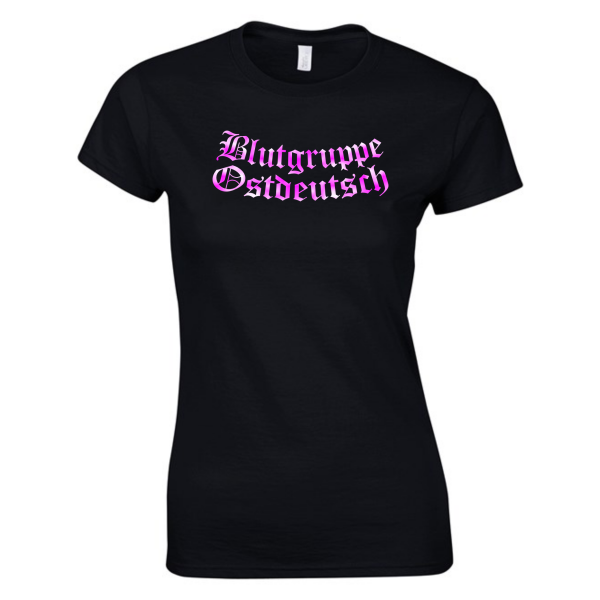 T-Shirt Blutgruppe Ostdeutsch female