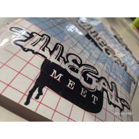 Sticker illegal meet (Auto/Scheibe)