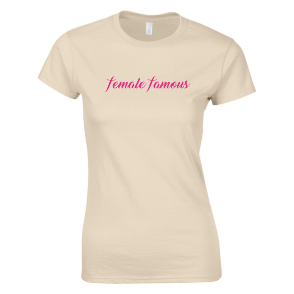 T-Shirt "female famous"